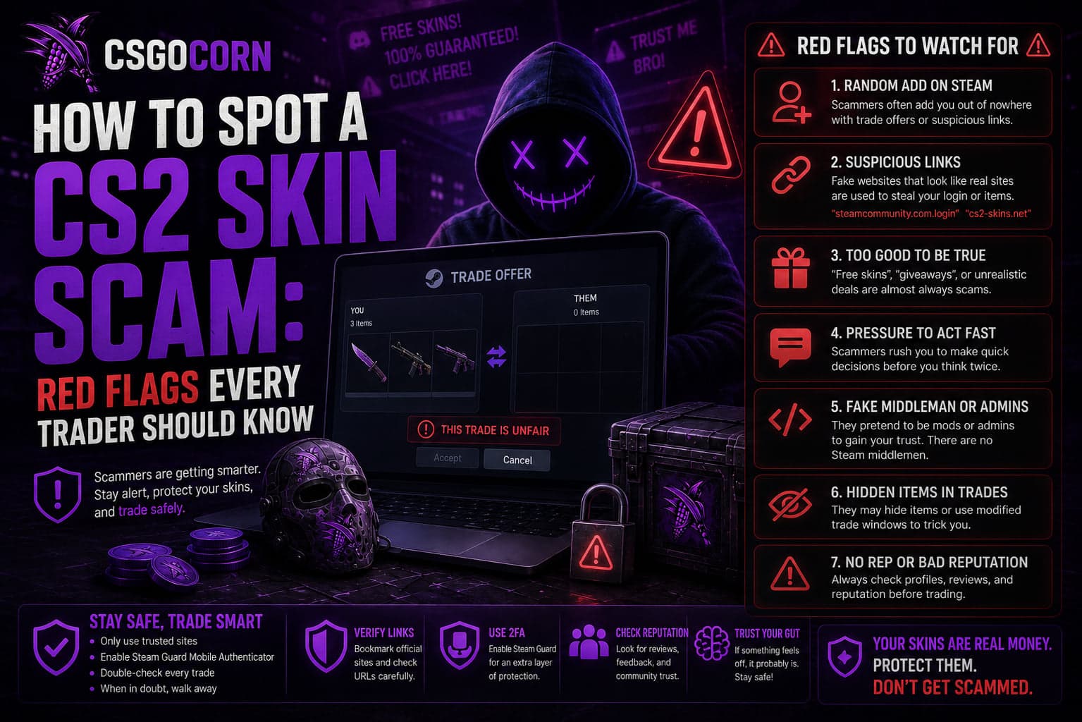 How to Spot a CS2 Skin Scam: Red Flags Every Trader Should Know