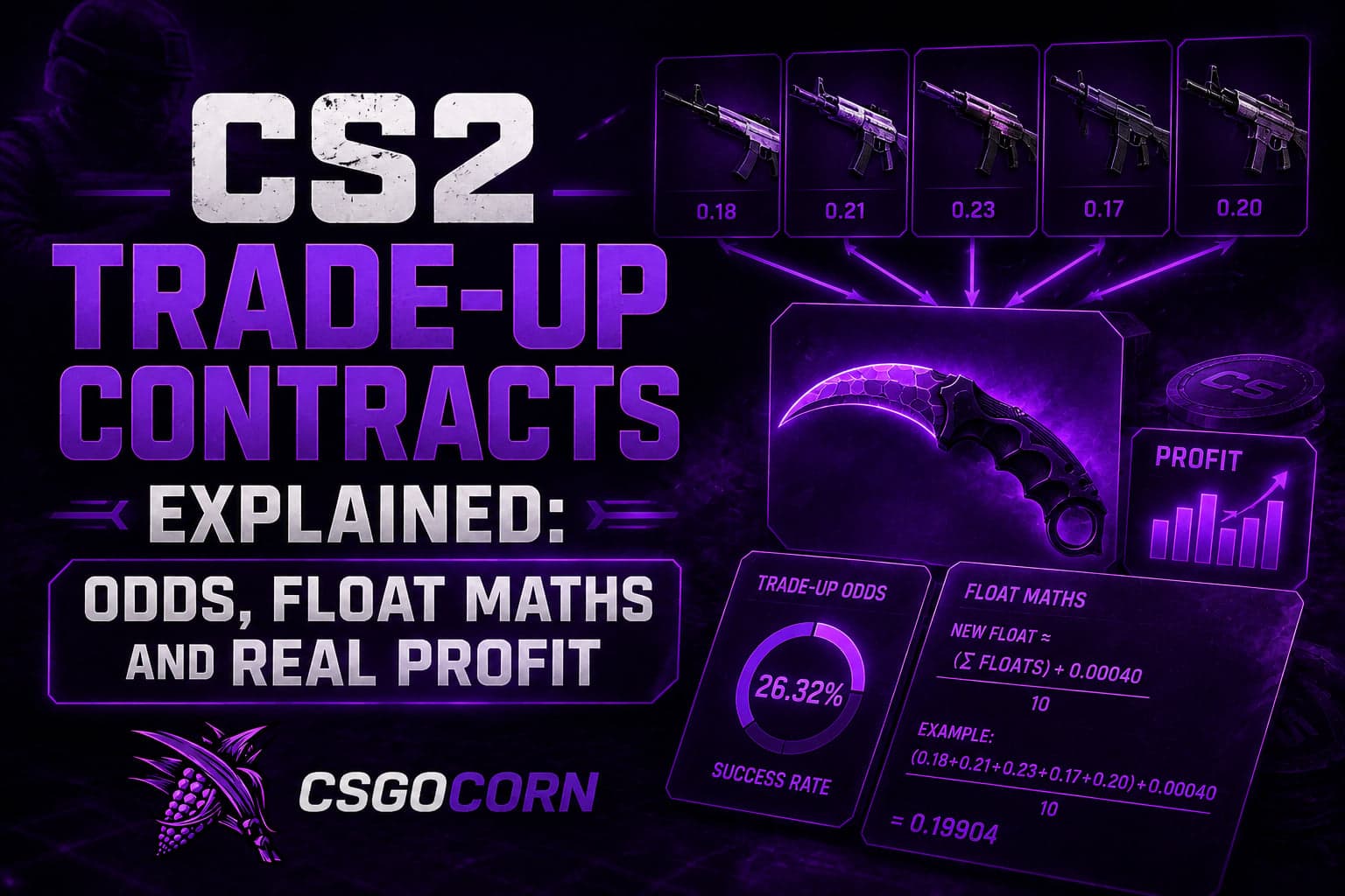 CS2 Trade-Up Contracts Explained: Odds, Float Maths and Real Profit
